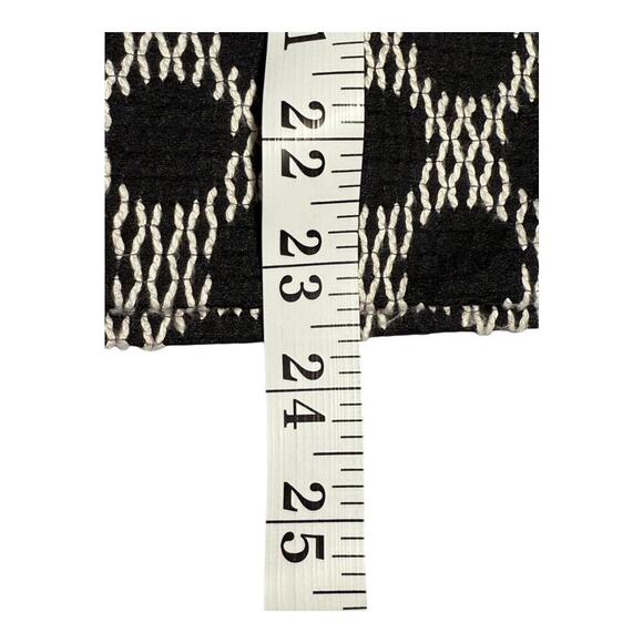 Ann Taylor Factory Women's Black Textured Geometric Pencil Skirt Size 12‎ - Picture 5 of 5